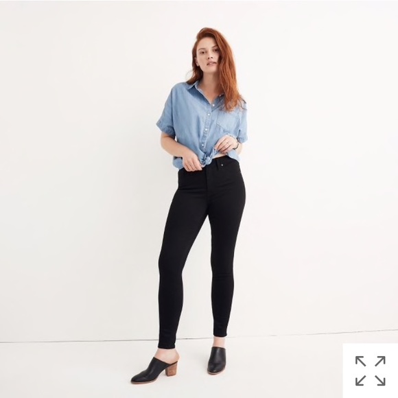 Madewell Denim - Madewell high rise skinnies in isko black